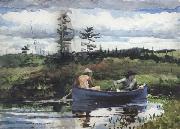 Winslow Homer The Blue Boat (mk44) Sweden oil painting artist